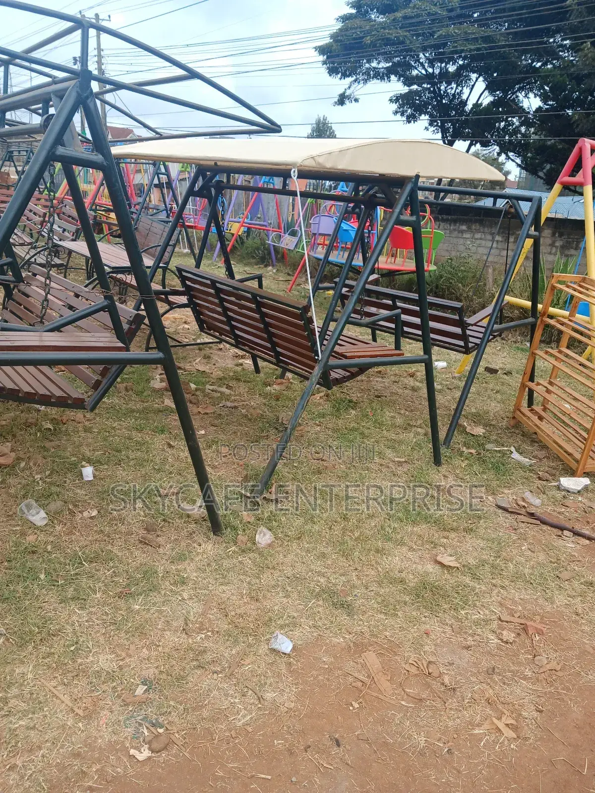 Modern 3 Seater Swings