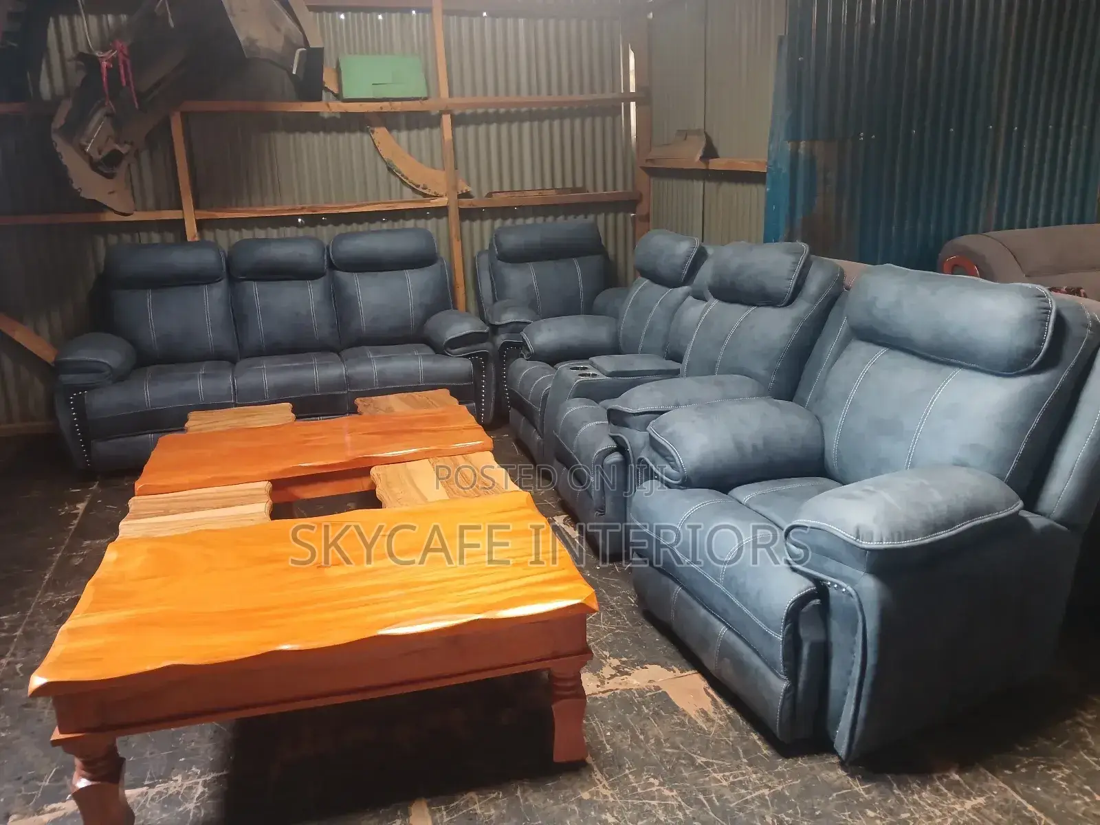 Semi Recliner Modern Sofa Sets