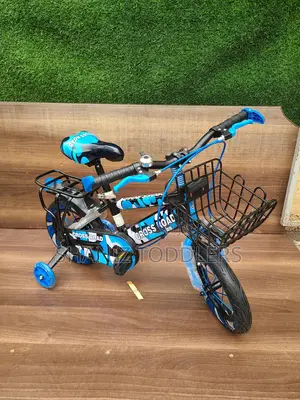 Boys Kids Bike – 12” With Side Wheels Bell