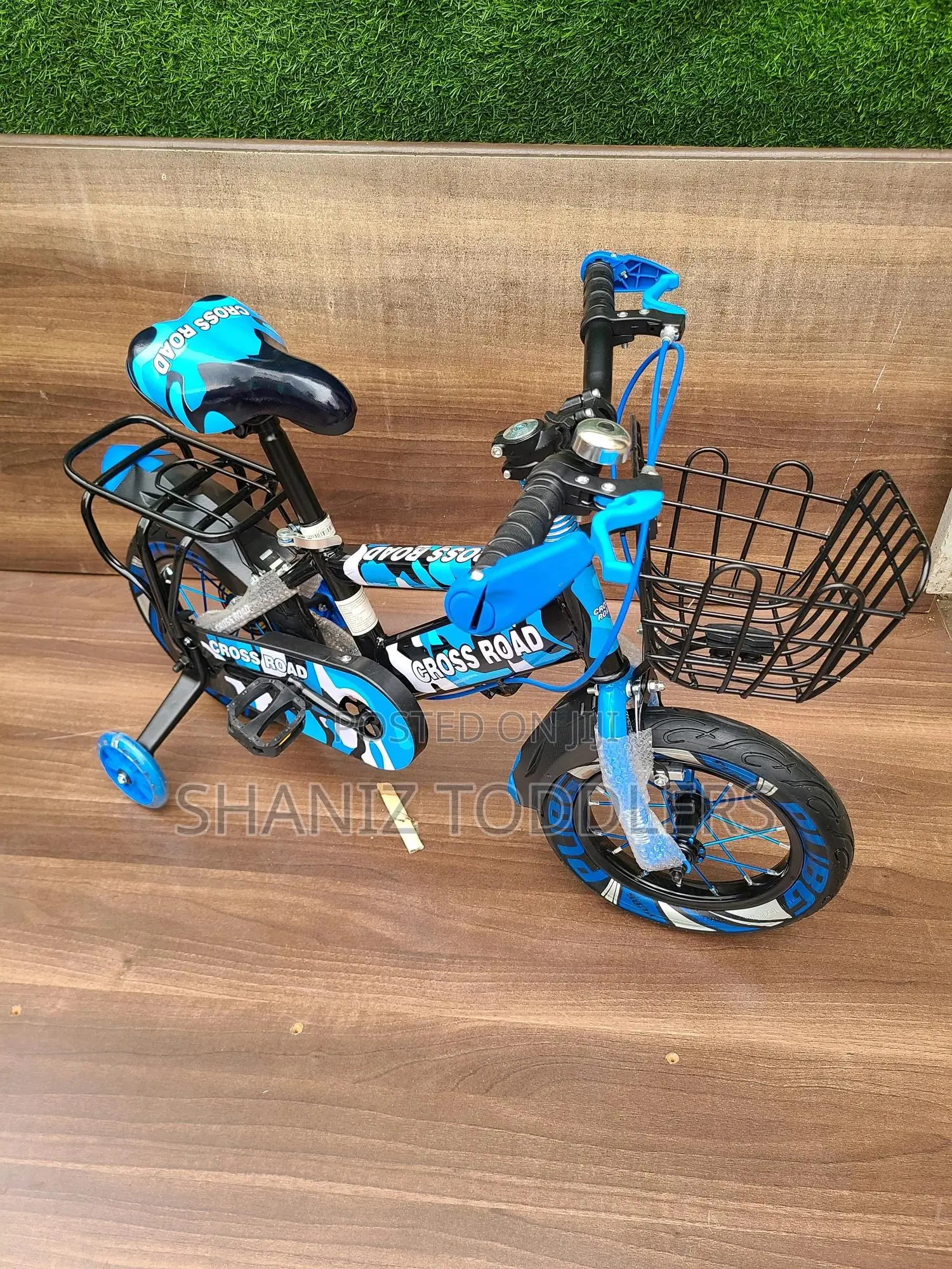Boys Bicycle – 12” Training Wheels, Fun Design