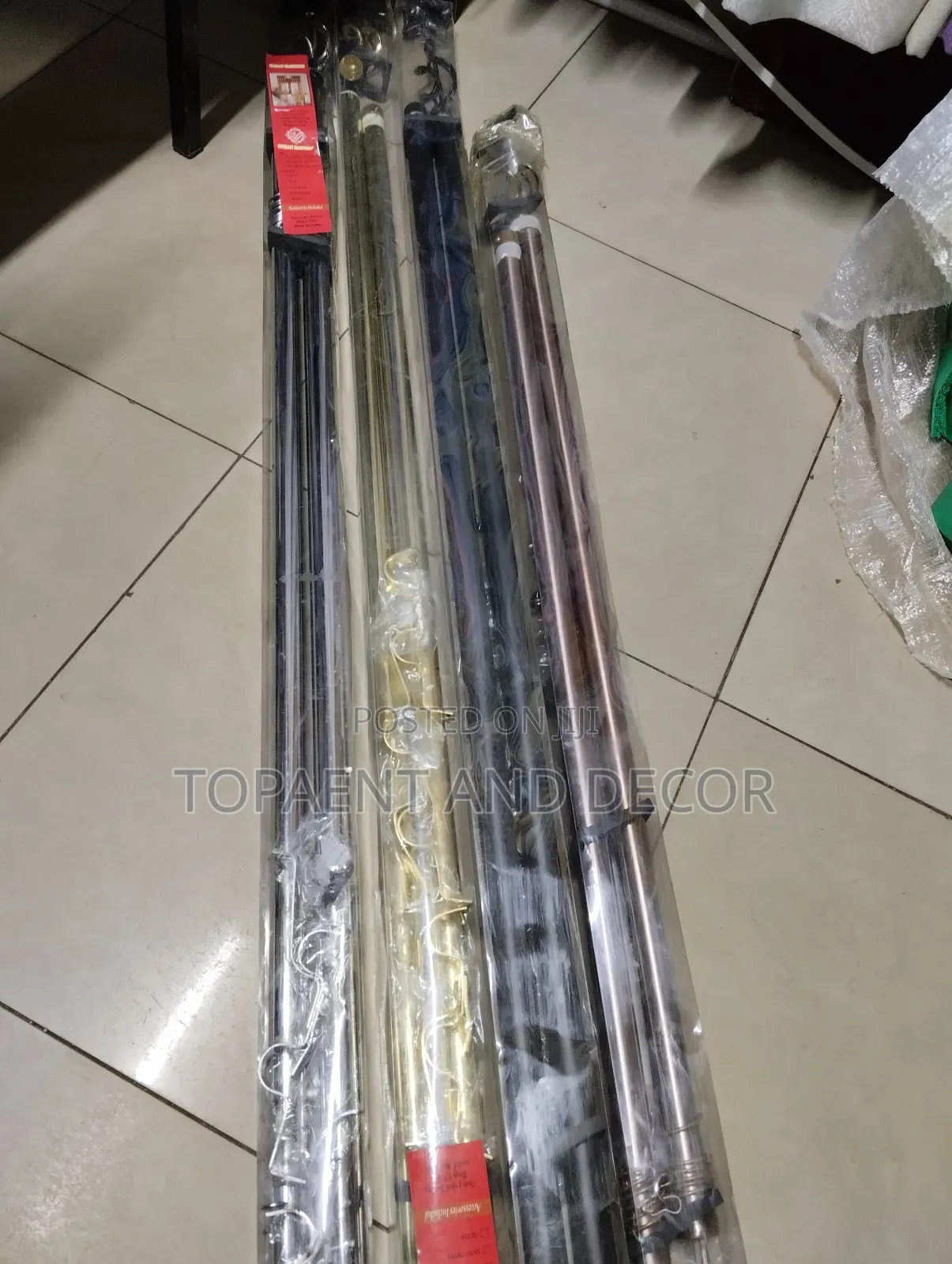 Decorative Imported Curtain Rods Available