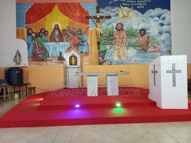 Stain Resistant Wall to Wall Carpet for Church - main view