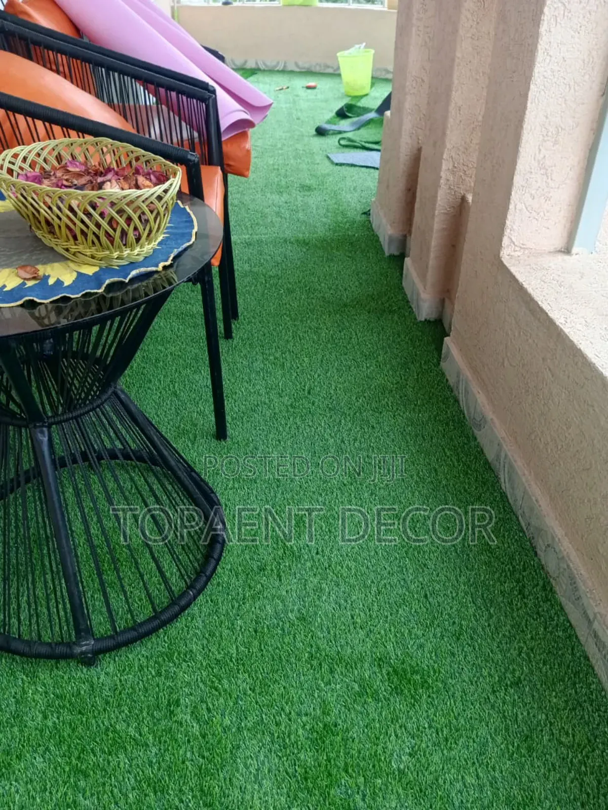 20mm Green And Forever Clean Balcony Artificial Grass Carpet
