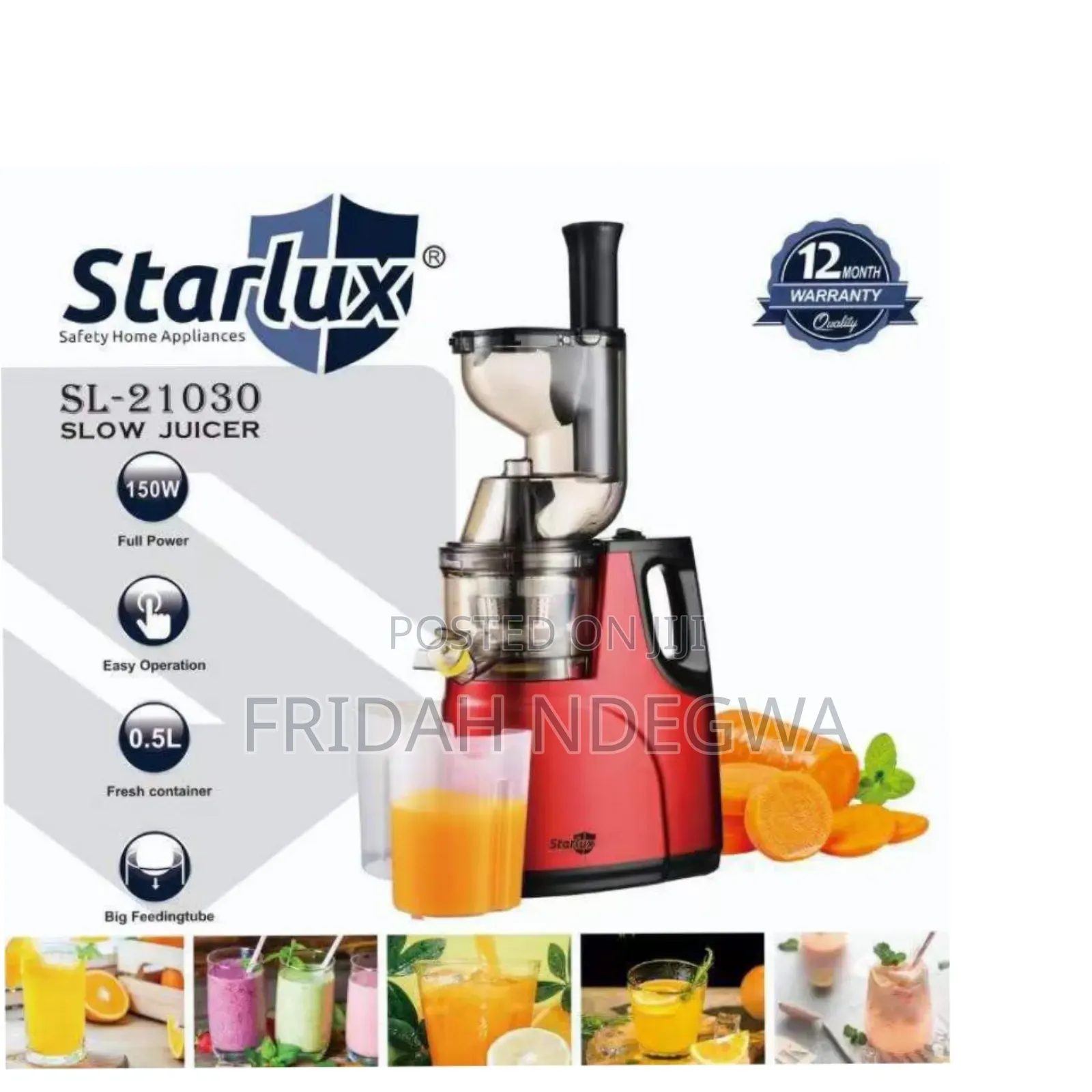 *Starlux Slow Juicer*