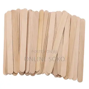 Multipurpose Wooden Ice Cream Popsicle Ice Pop Sticks-Pack of 100 PCS