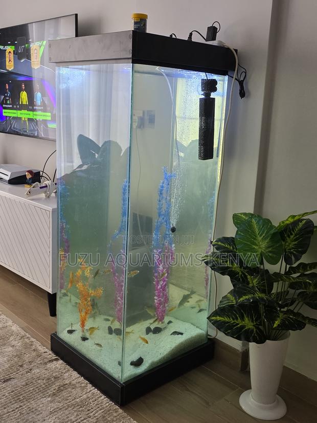 Luxury Aquarium Tower – Plug Play Design - main view