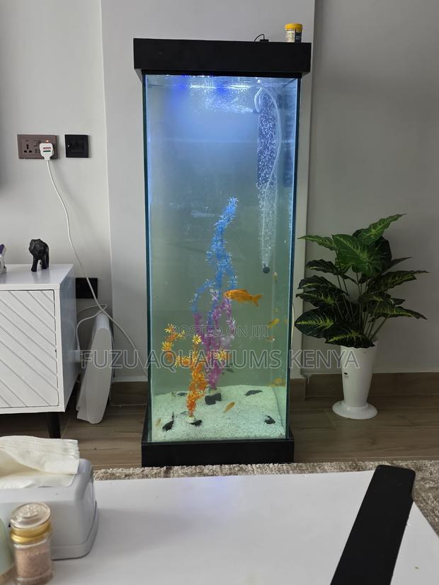 Fully Equipped Aquarium Tower – Hassle-Free Setup - main view