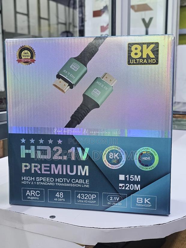  20m Hd2.1v High-Speed Premium Hdmi Cable