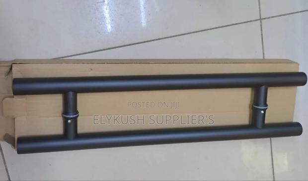 Black Round H Handles