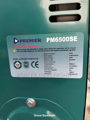 6.5kva Premier Generator