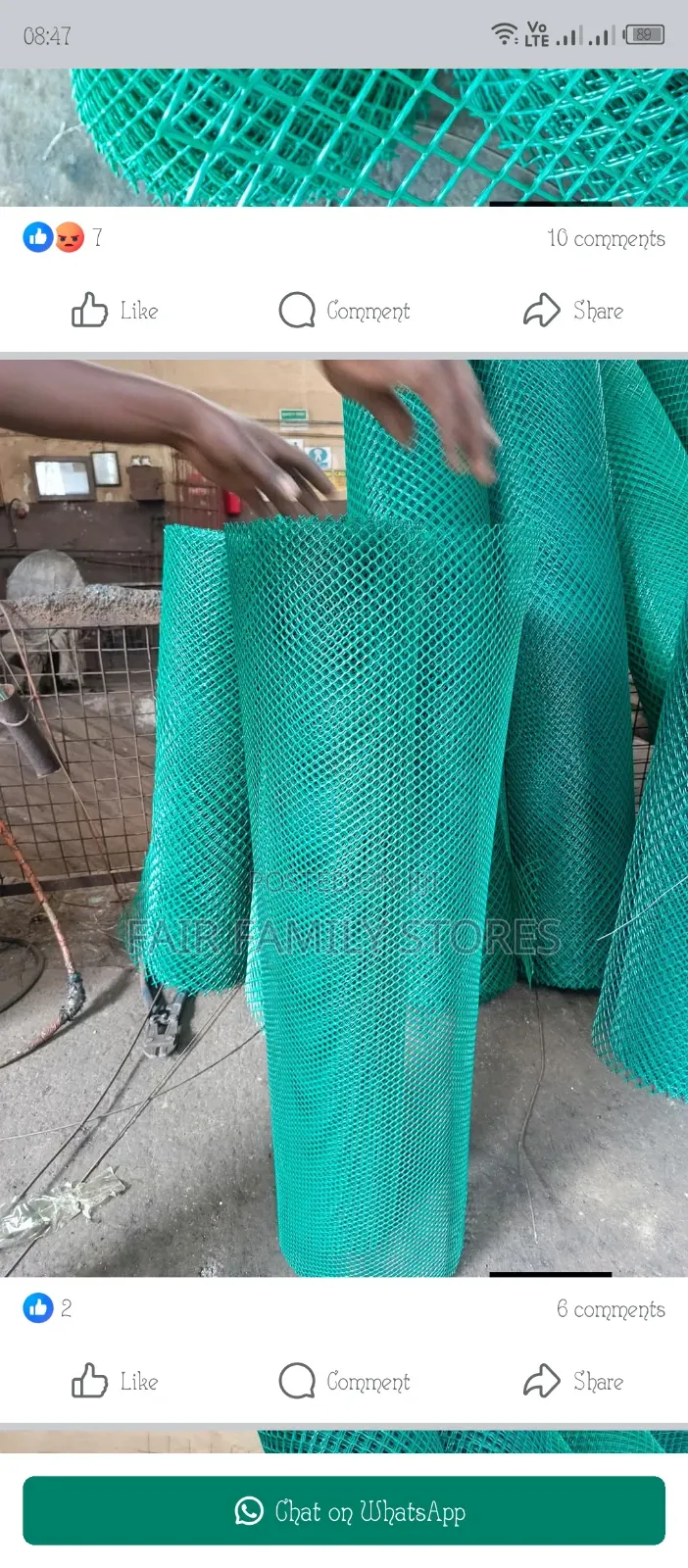 Chicken Plastic Mesh