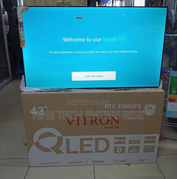 Vitron 43" Qled Smart Android Frameless With Bluetooth - thumbnail 2