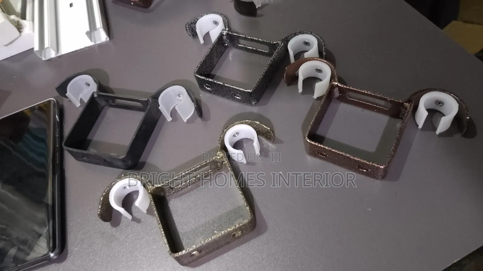 Ceiling Rod Brackets Available in Different Colors