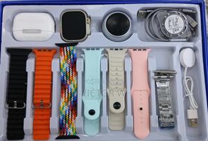 Smartwatch D93 7 in 1 Set With 7 Straps, Earpods and Speaker