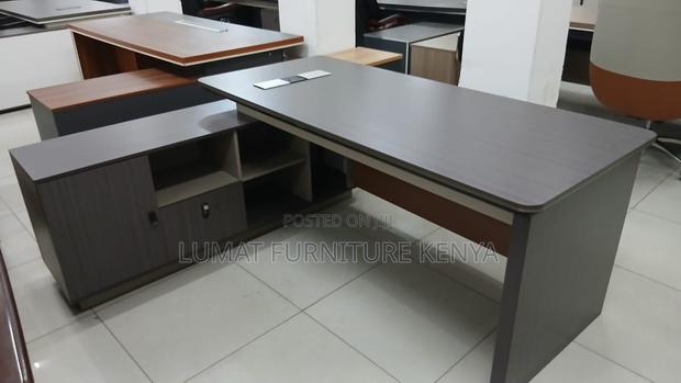 Gray 1.8m Advance Office Desk - thumbnail 2