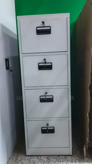 4 Drawer Metallic Filing Cabinet With Individual Key