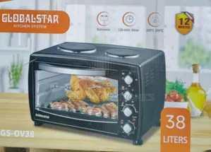Oven,Globalstar 38l Oven + Rotisserie + Double Hot Plate
