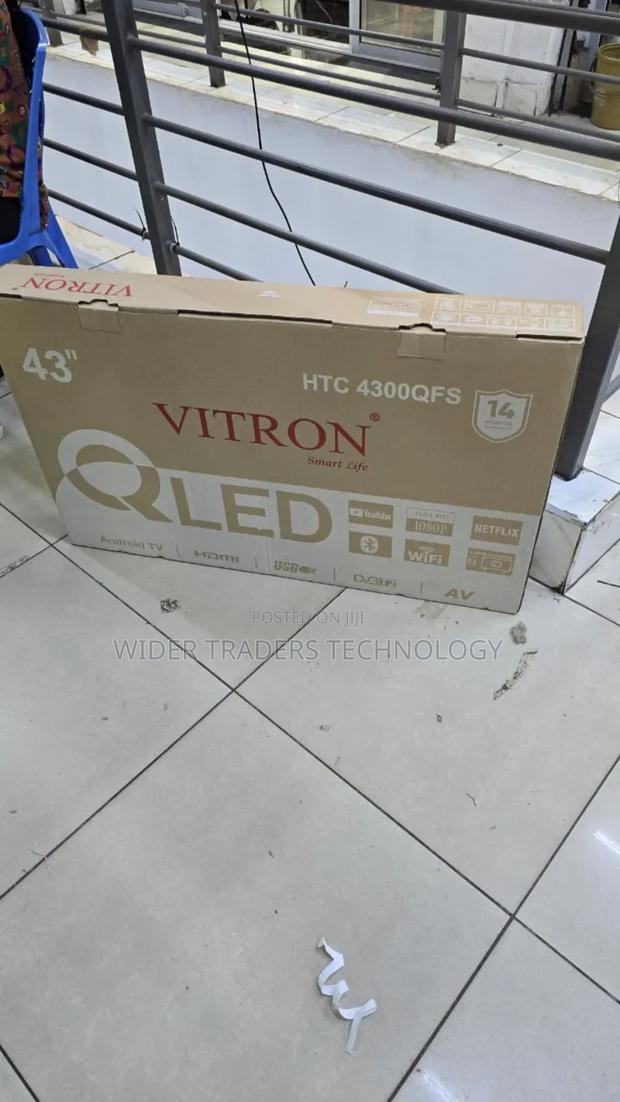 Vitron 43” (2025 Model) Smart Android Frameless Full Hd Tv - thumbnail 3