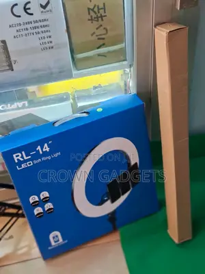 Rl-14 Dimmable Led Ring Light – With Stand Remote