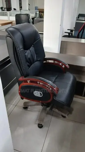 Leather Recliner High Back Office Seat