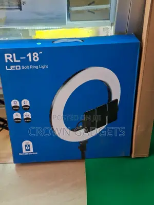 Rl18 Dimmable 18-Inch Led Ring Light for Makeup Youtube