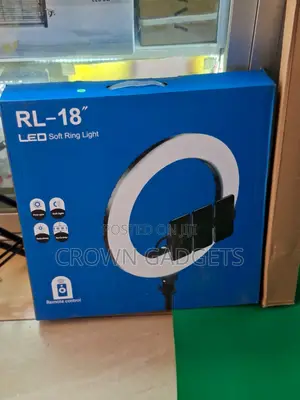 Rl-18 Led Studio Ring Light With Remote Adjustable Stand