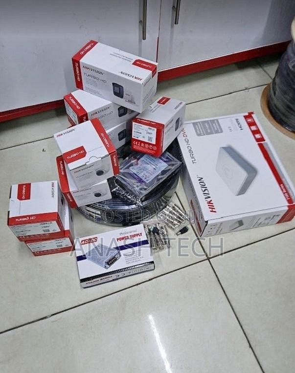 Hikvision 8 CCTV Cameras 8 Channel DVR +100m Cable - main view