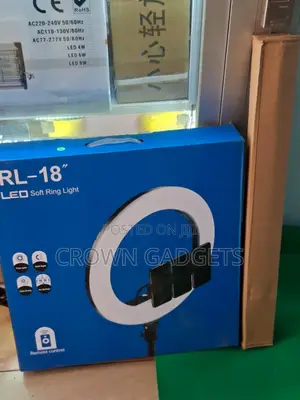 Rl18 18-Inch Led Ring Light With Phone Holder 2.1m Stand