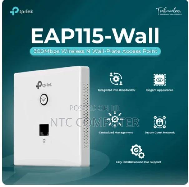 Tp-Link Eap115-Wall 300mbps Wireless N Wall-Plate Access Point - main view