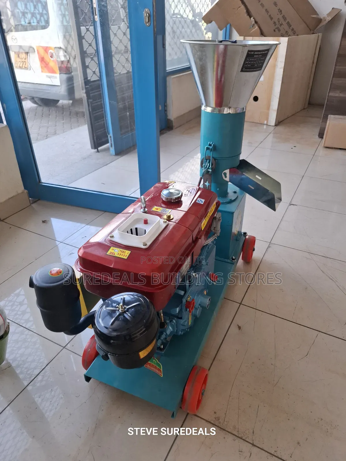 Animal Pellet Machine Machine With Water-Cooled Diesel Engine