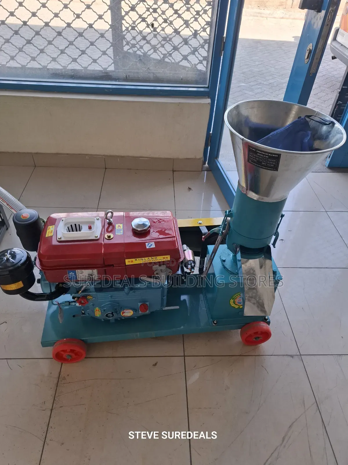 Animal Pellet Machine Machine With Water-Cooled Diesel Engine