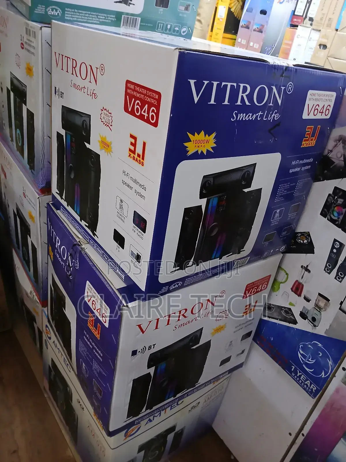 Vitron V646 Bluetooth Woofer Speaker System Subwoofer