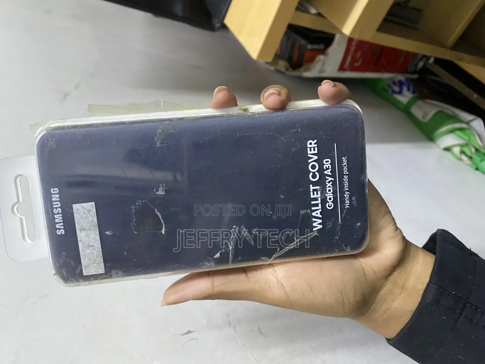 Indiacase Stand View Samsung Galaxy A30 Mirror Flip Cover