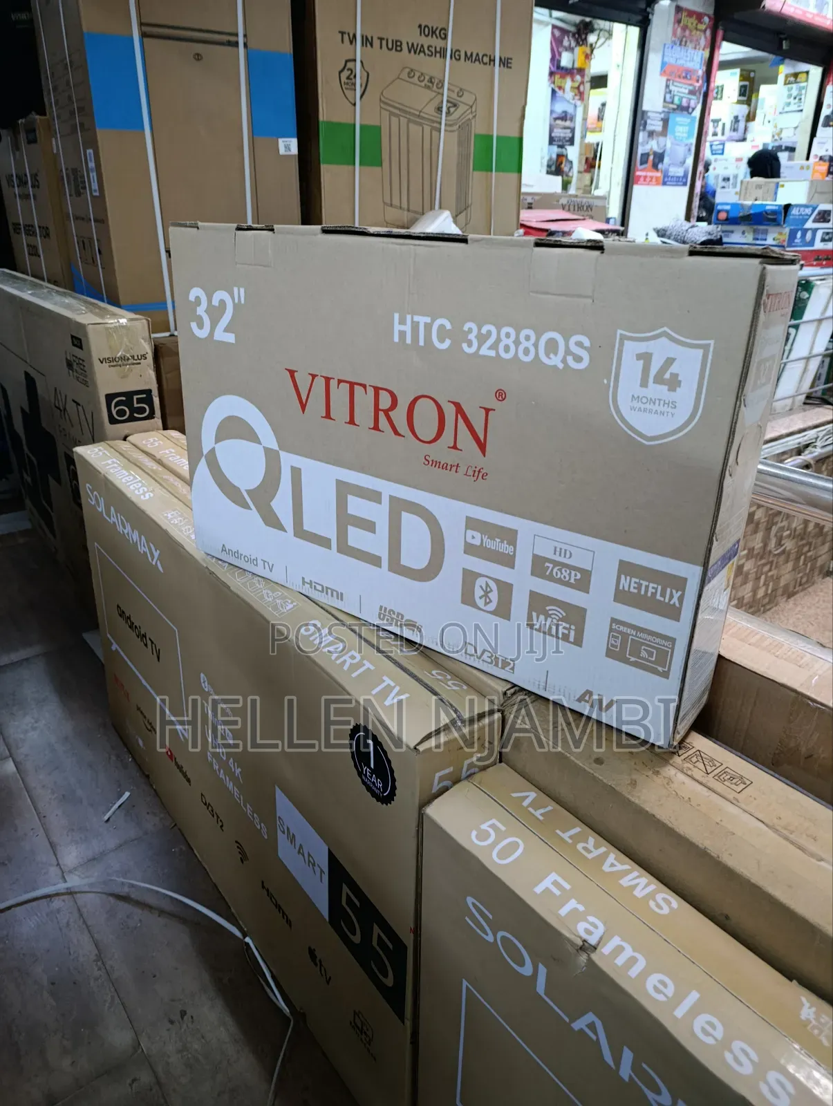 Vitron Smart Qled 32" Tv New Model 2025