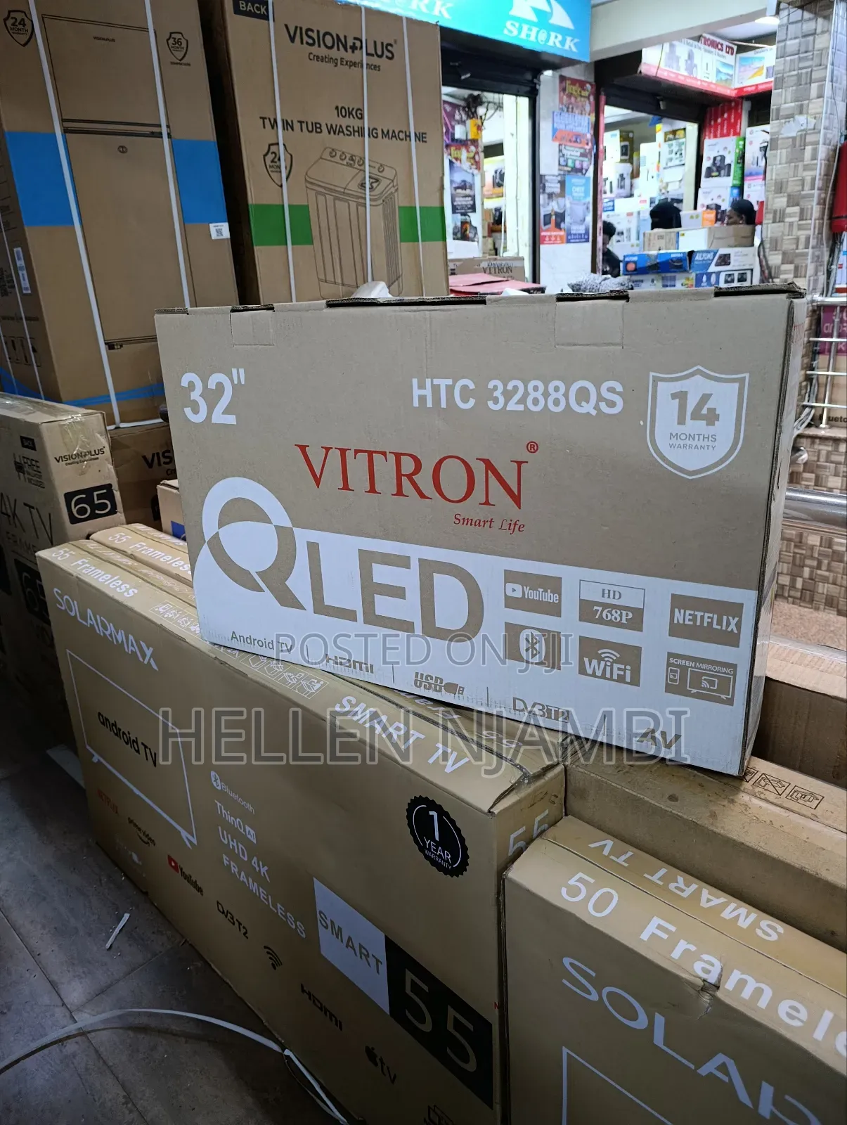 Vitron Smart Qled 32" Tv New Model 2025