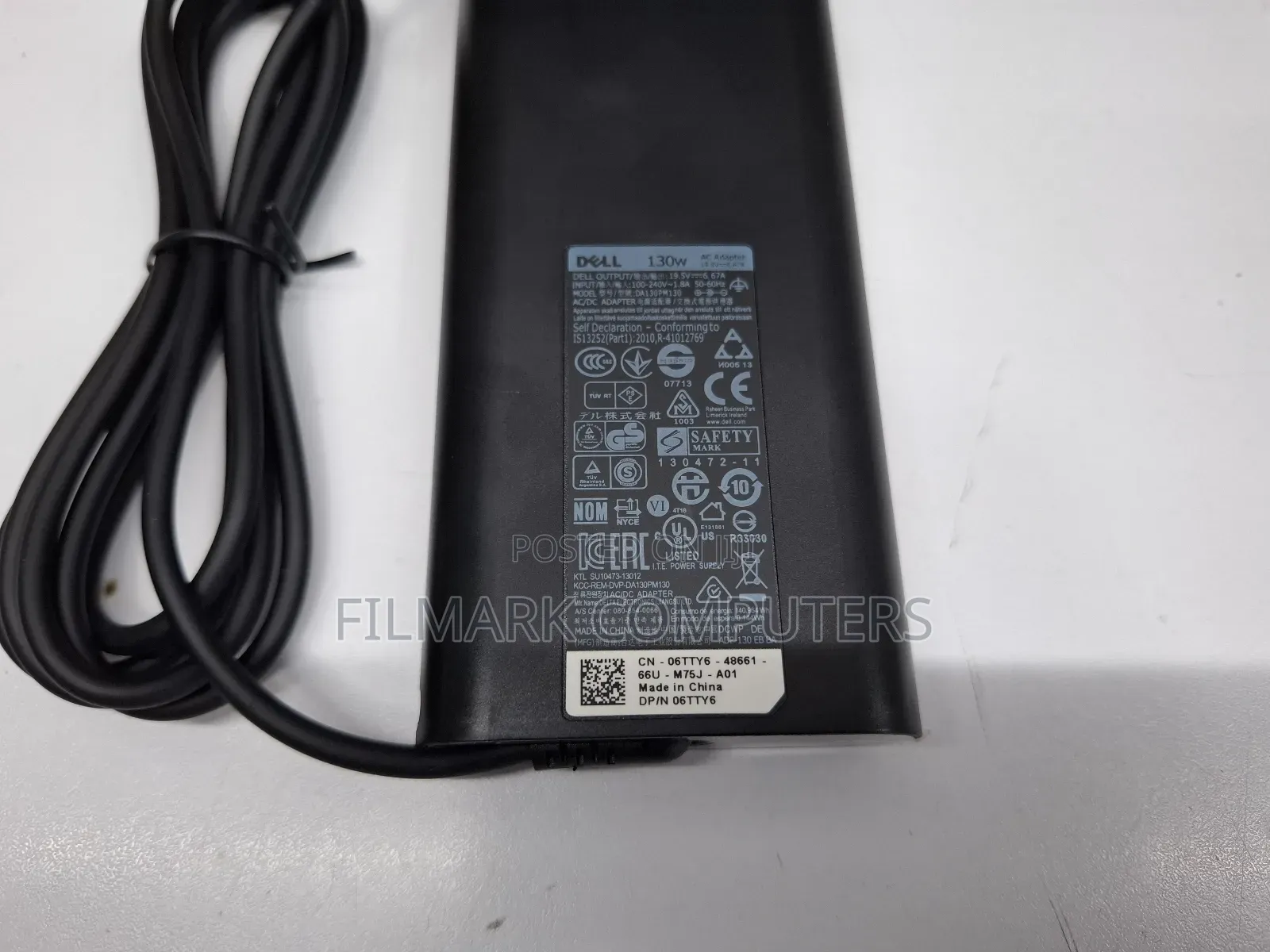 Dell 130w Round Tip Ac Adapter Laptop Charger For Xps 15