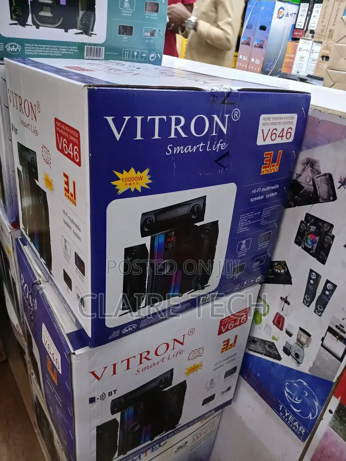 Vitron V646 Multimedia Speaker System Fm/Bt/Usb
