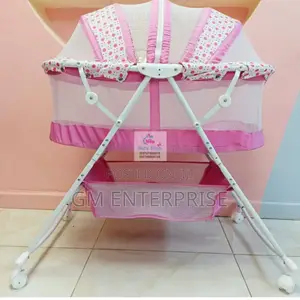 Foldable Baby Bassinet With Net