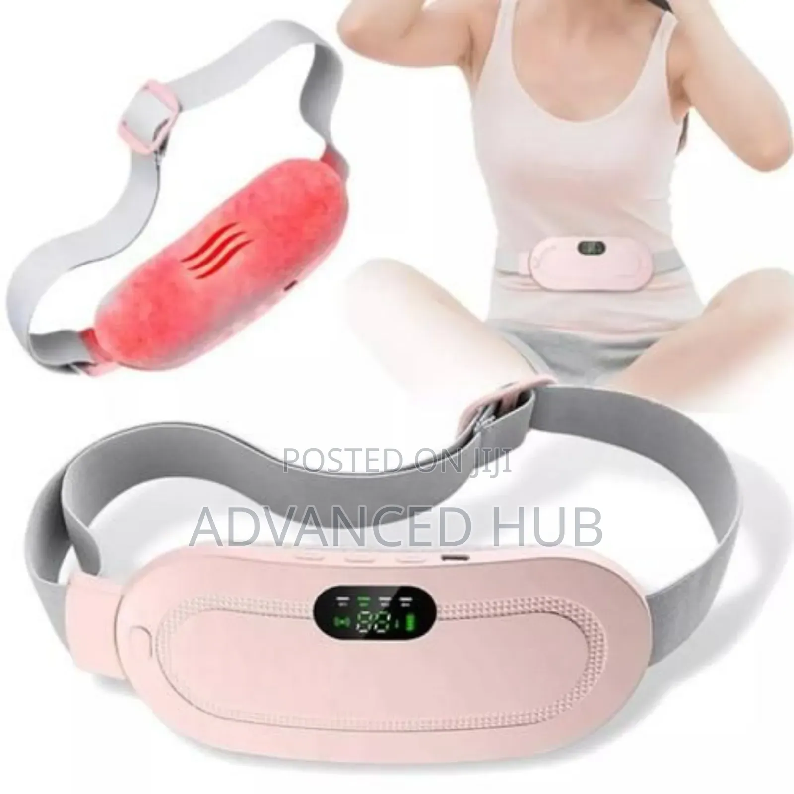Cramp Care Thermal Pad Waist Heating and Massage Belt for Pain Relief