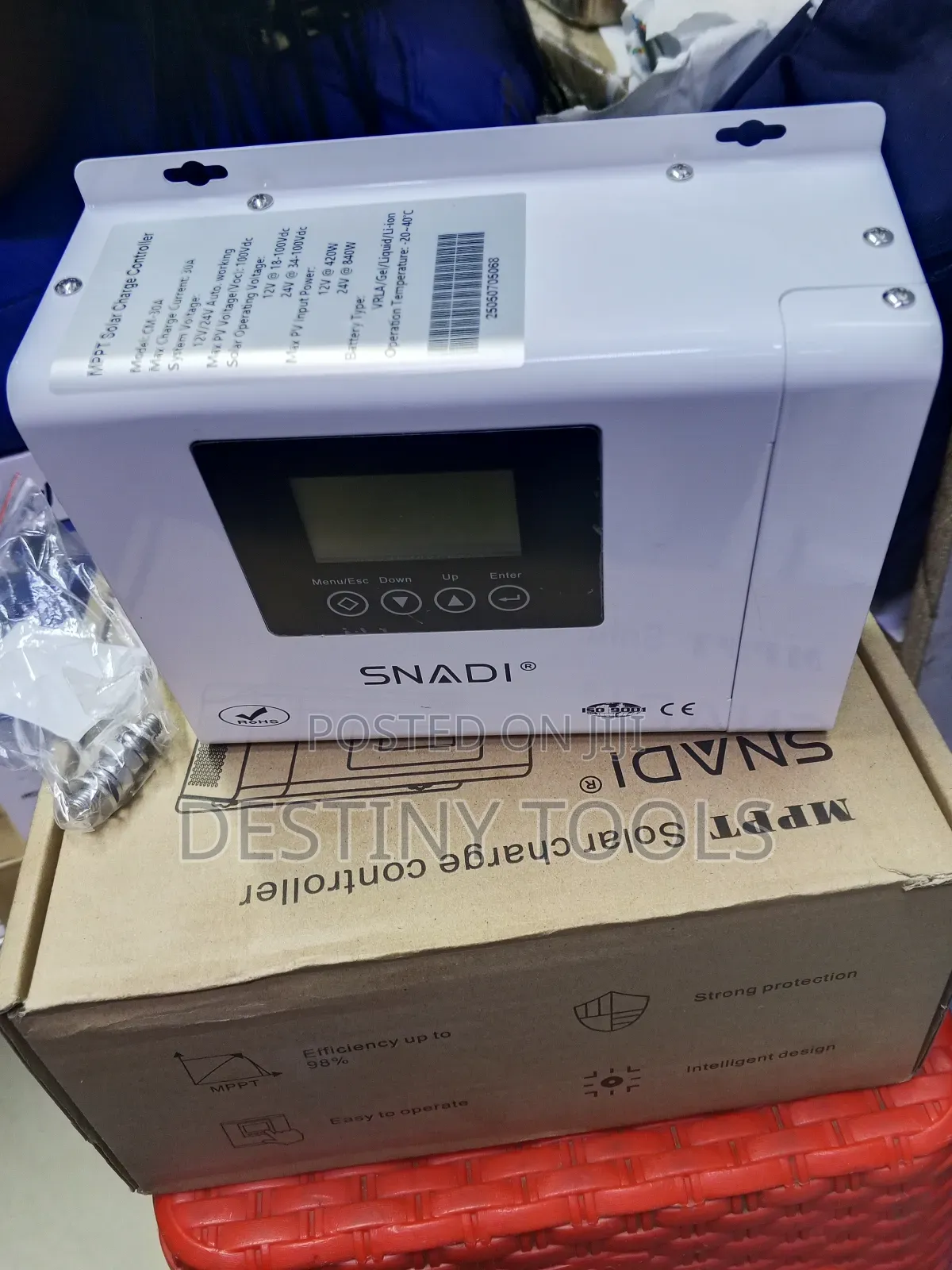 Solar Charge Controller/Snadi MPPT 30ah Solar Chalrge Controller