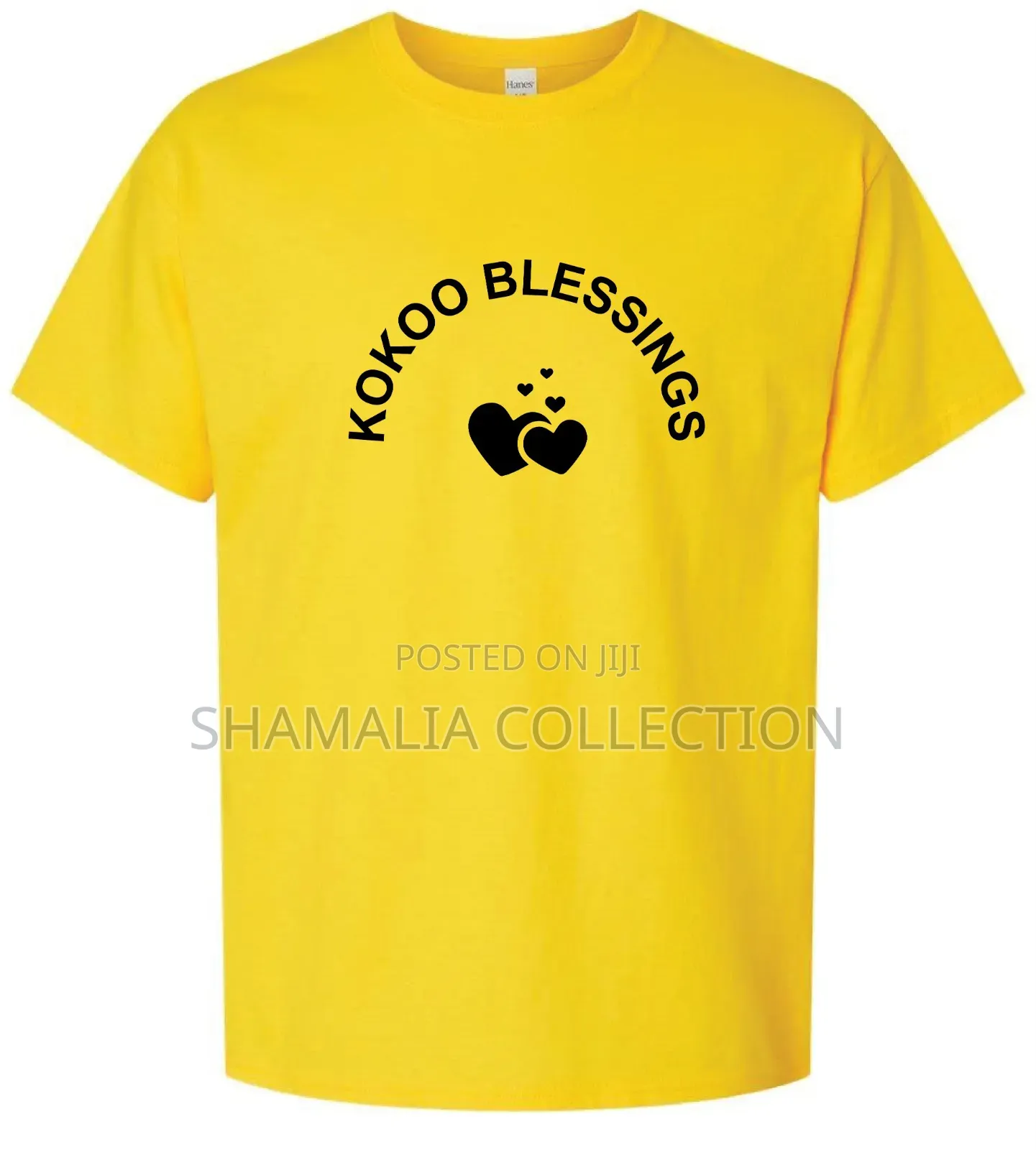 Yellow Branded Roundneck Tshirt