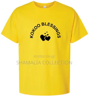Yellow Branded Roundneck Tshirt