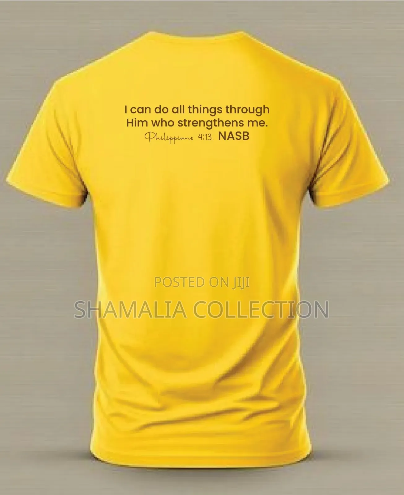 Yellow Branded Roundneck Tshirt