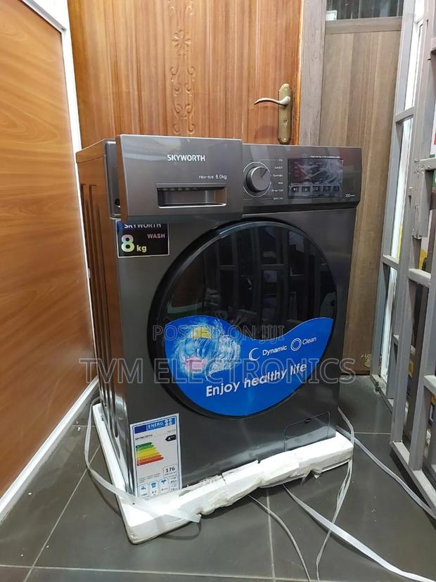 Skyworth Washing Machine Front Load 8 Kg Wash and Spin - thumbnail 2
