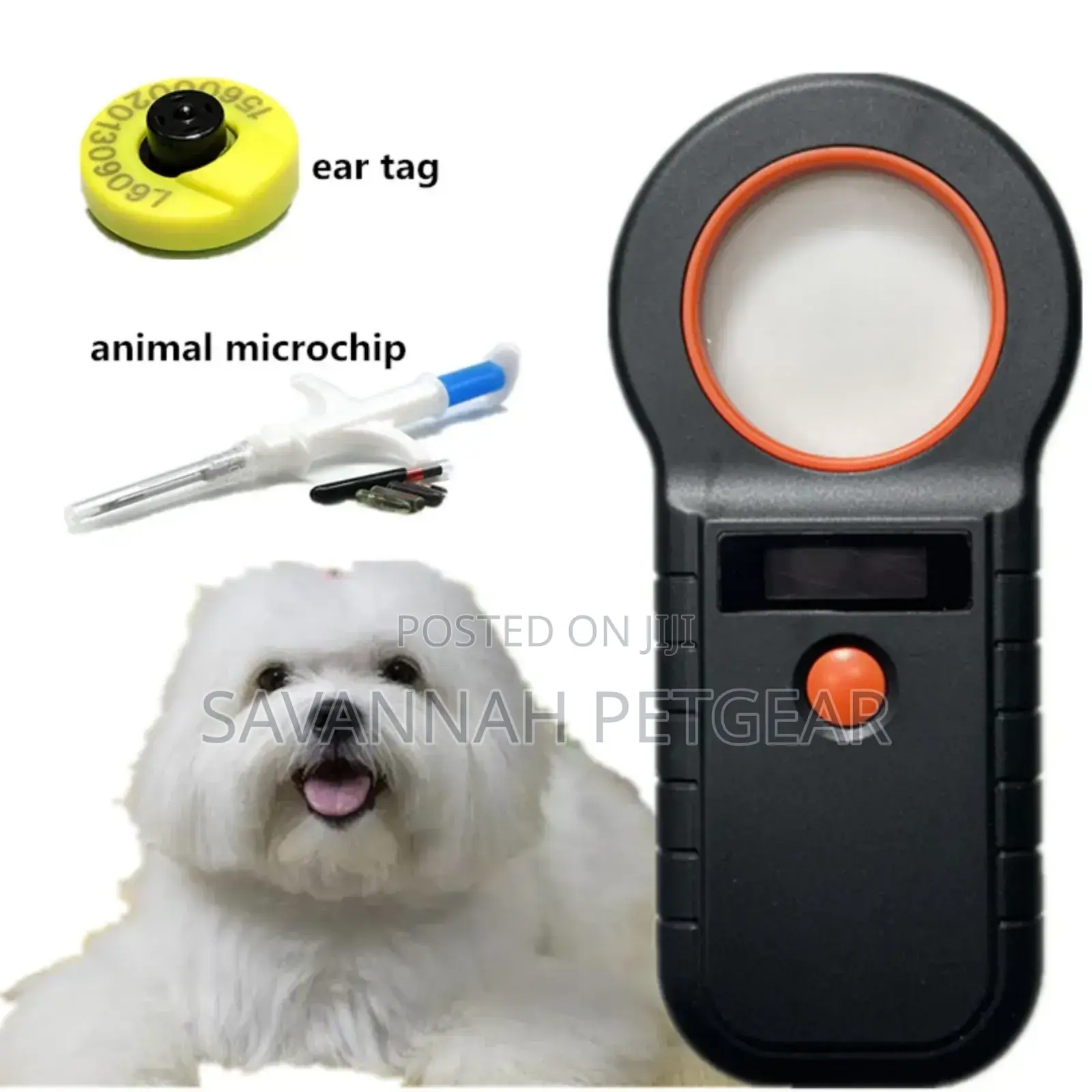 Pet Microchip Scanner Used to Scan/Read Microchips Implanted in Pets