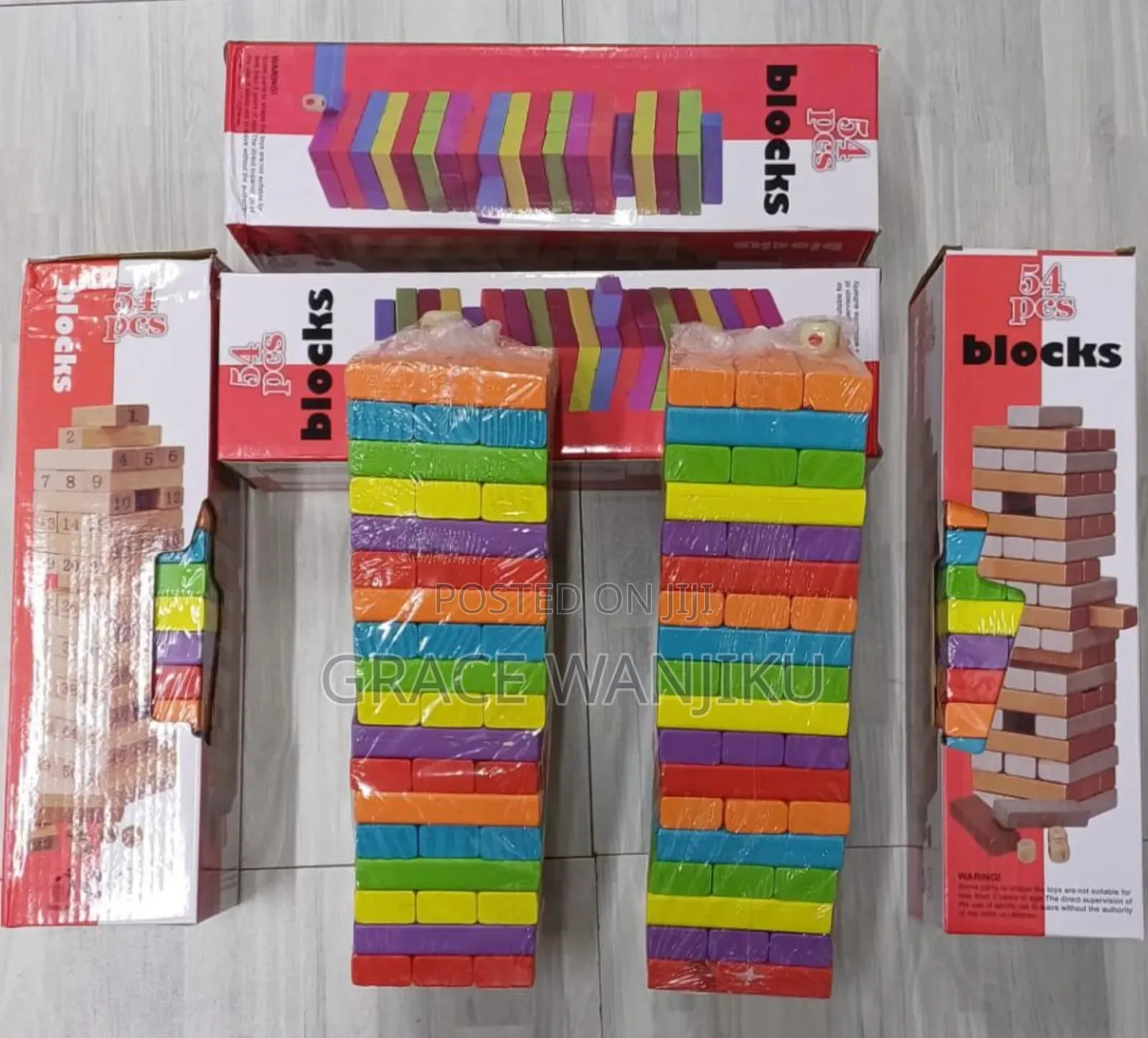 Coloured Jenga