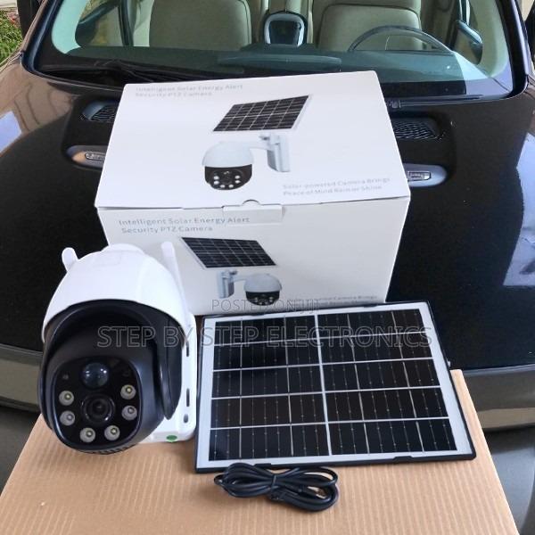 4g Solar Powered PTZ Camera 3mp Full Hd Night Vision Security System