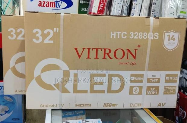 *Vitron 32" Qled Smart Android Frameless With Bluetooth - main view
