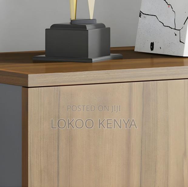 Office Cabinet; Wooden Half 2 Door Office Storage Cabinet- Lock - thumbnail 7