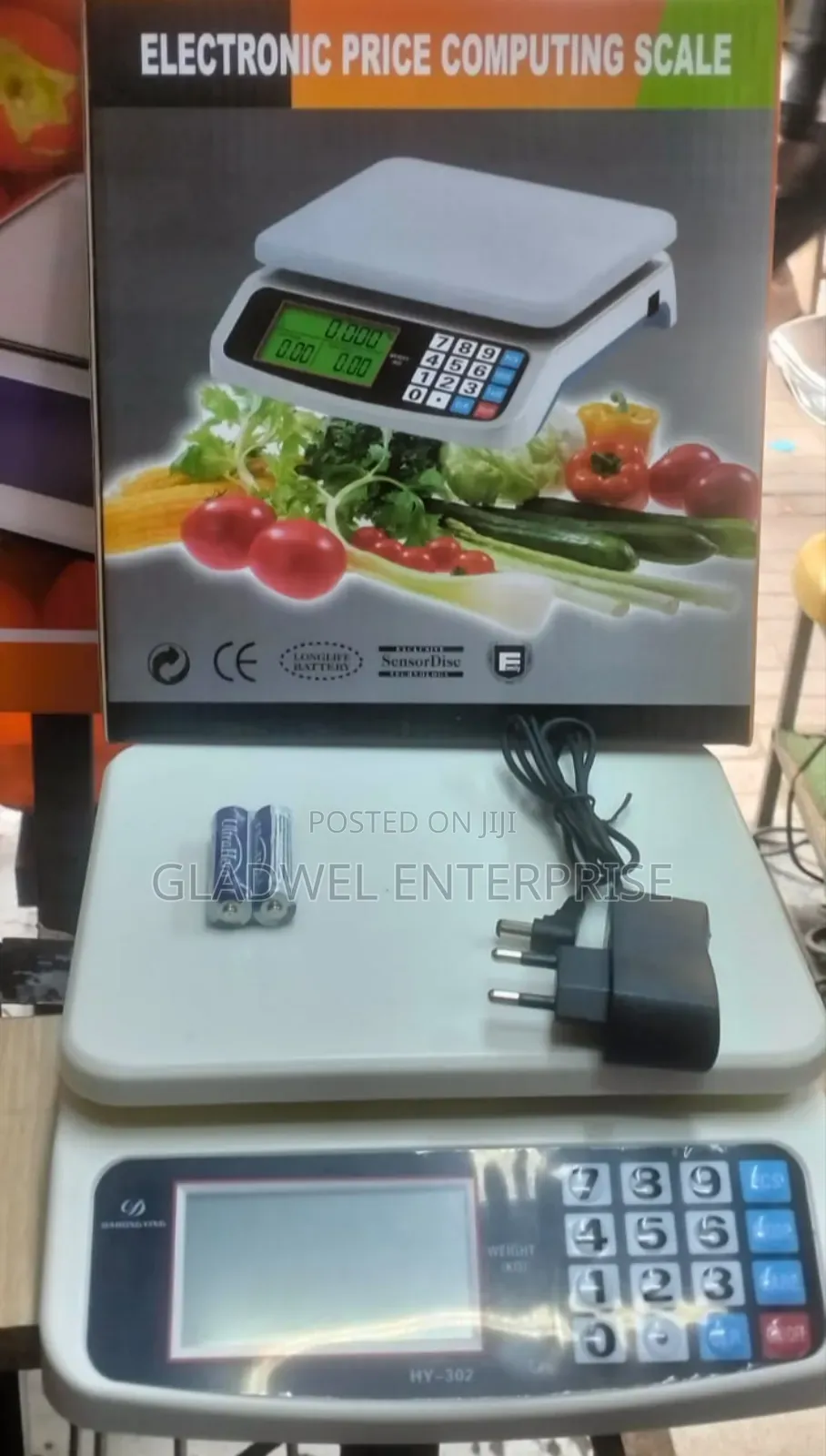 Dt 580 Digital Scale 40kg Battery Or Rechargeable Use